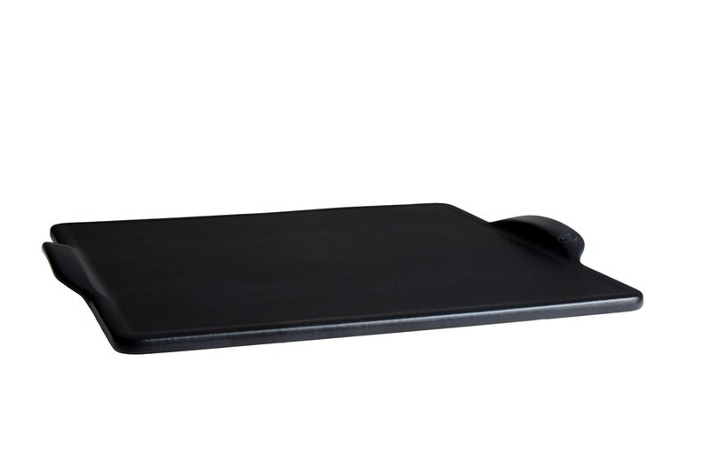 Emile Henry 14" x 14" Square Pizza Stone | Charcoal - Image 2